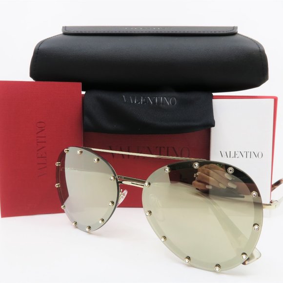 Valentino Gold Aviator Mirror  VA 2013 3003/5A 58m - Picture 9 of 10